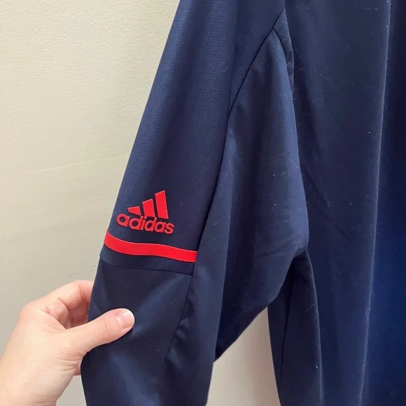 Adidas Navy Blue New York Rangers Pullover - Picture 3 of 5